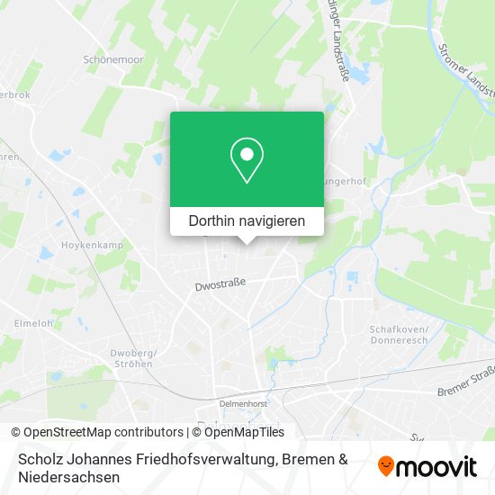 Scholz Johannes Friedhofsverwaltung Karte