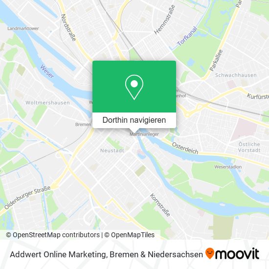 Addwert Online Marketing Karte