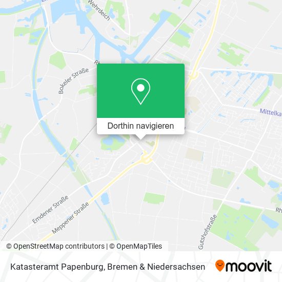 Katasteramt Papenburg Karte