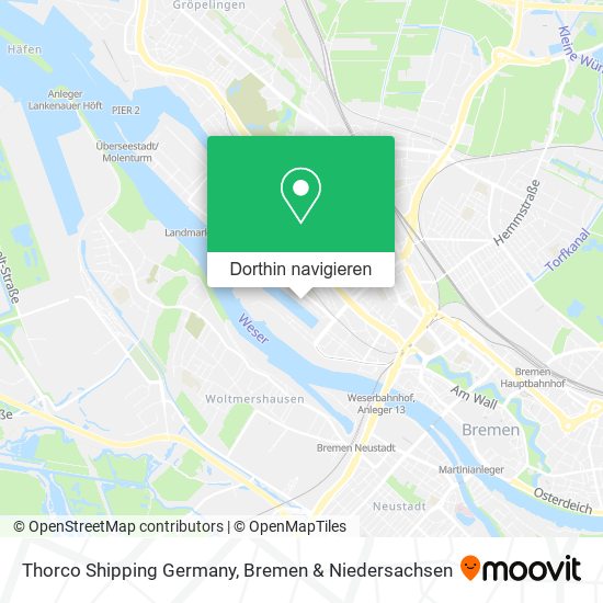 Thorco Shipping Germany Karte