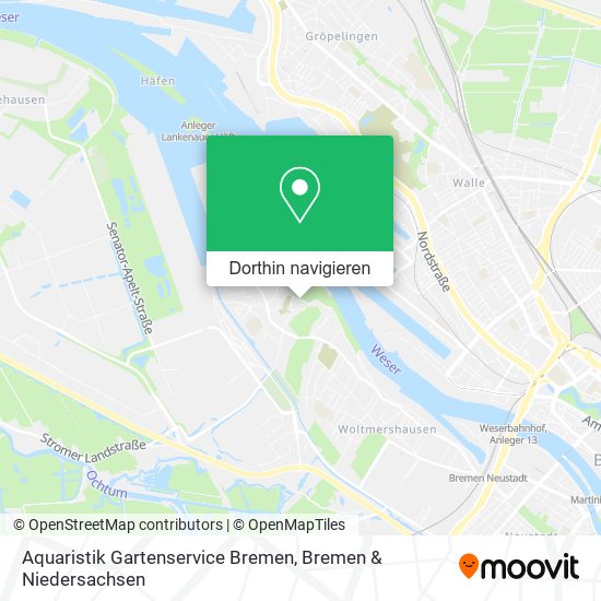 Aquaristik Gartenservice Bremen Karte