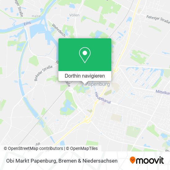 Obi Markt Papenburg Karte