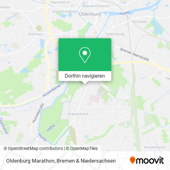 Oldenburg Marathon Karte