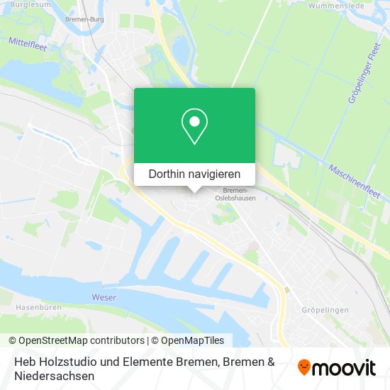 Heb Holzstudio und Elemente Bremen Karte