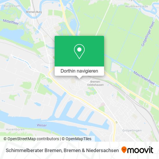 Schimmelberater Bremen Karte