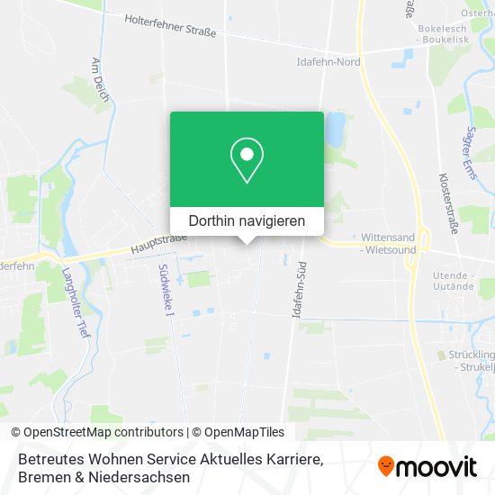 Betreutes Wohnen Service Aktuelles Karriere Karte