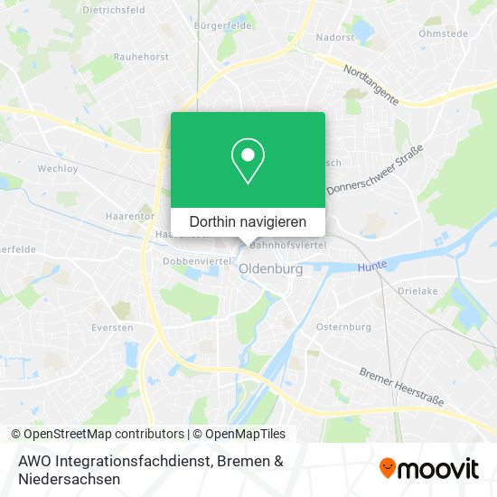 AWO Integrationsfachdienst Karte
