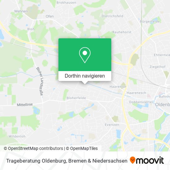 Trageberatung Oldenburg Karte
