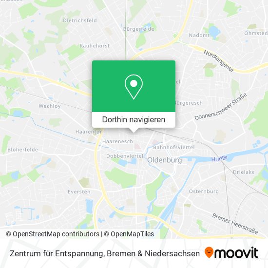 Zentrum für Entspannung Karte