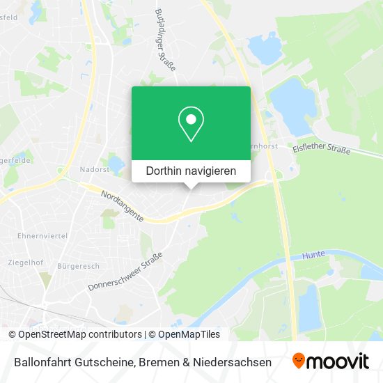 Ballonfahrt Gutscheine Karte