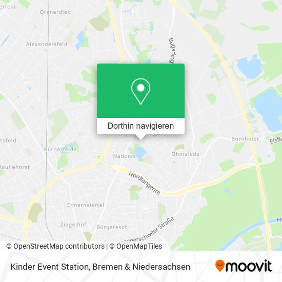 Kinder Event Station Karte