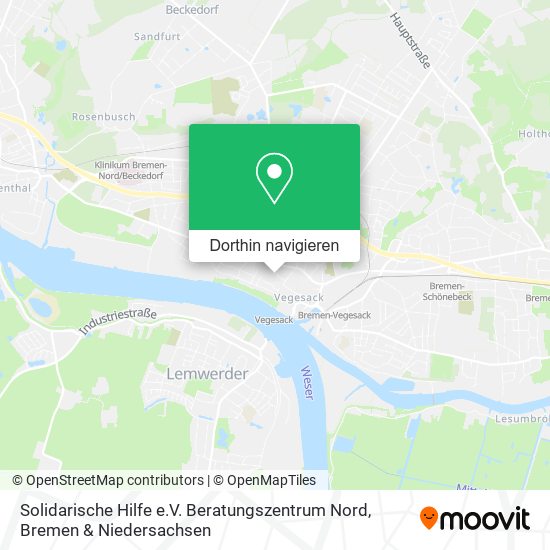 Solidarische Hilfe e.V. Beratungszentrum Nord Karte