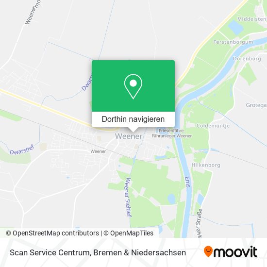 Scan Service Centrum Karte