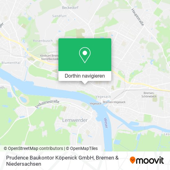 Prudence Baukontor Köpenick GmbH Karte