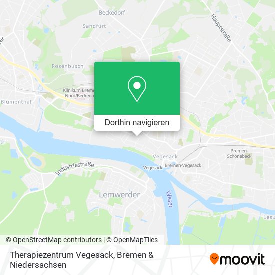 Therapiezentrum Vegesack Karte