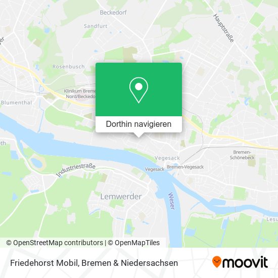 Friedehorst Mobil Karte