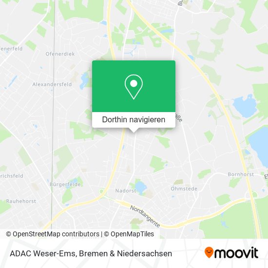 ADAC Weser-Ems Karte