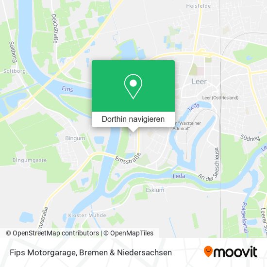 Fips Motorgarage Karte