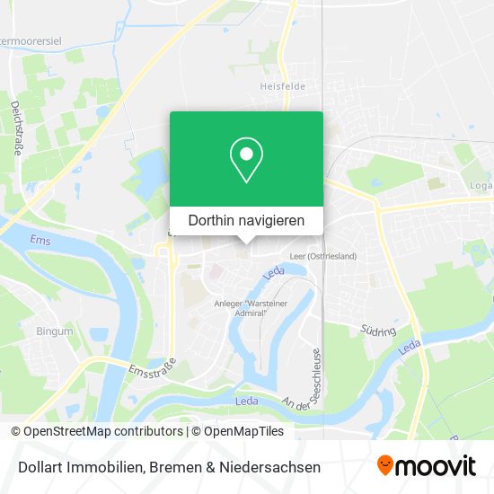 Dollart Immobilien Karte