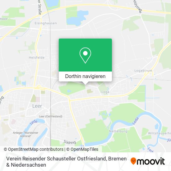Verein Reisender Schausteller Ostfriesland Karte