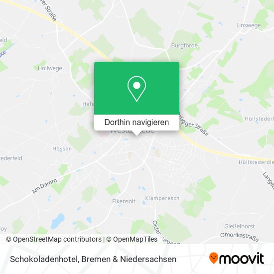 Schokoladenhotel Karte