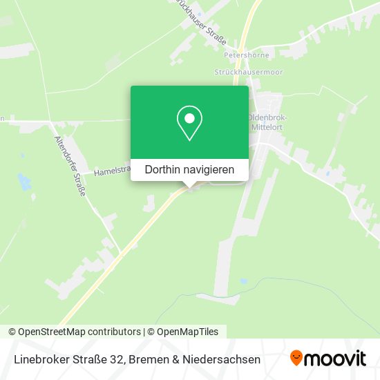 Linebroker Straße 32 Karte