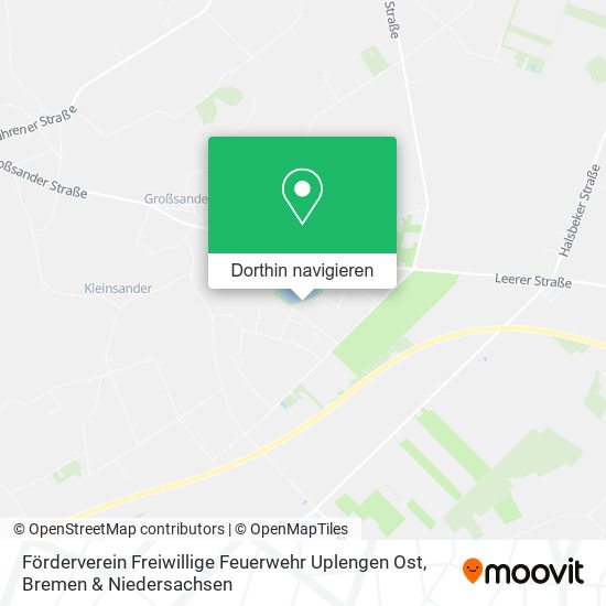 Förderverein Freiwillige Feuerwehr Uplengen Ost Karte