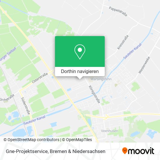 Gne-Projektservice Karte