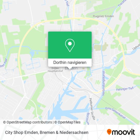 City Shop Emden Karte