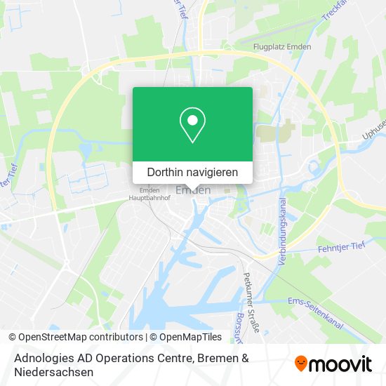 Adnologies AD Operations Centre Karte
