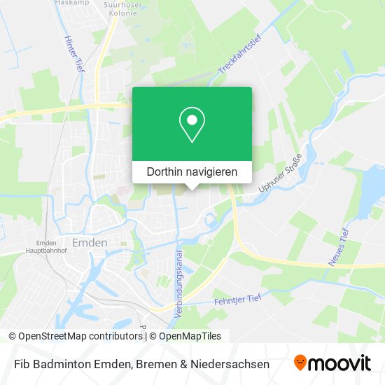 Fib Badminton Emden Karte