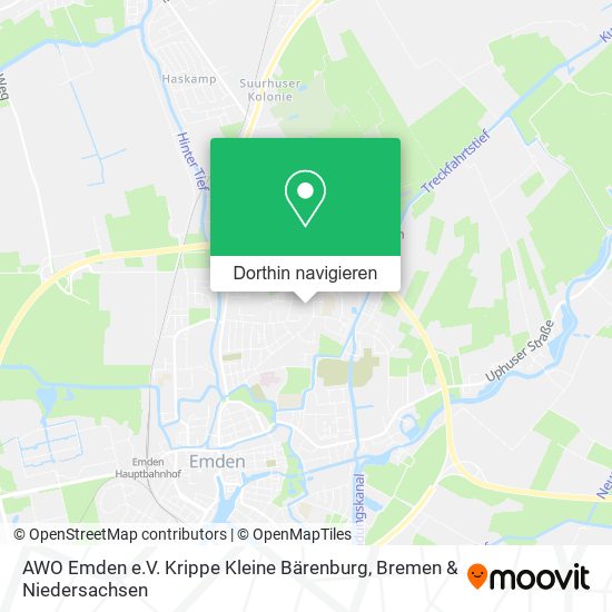 AWO Emden e.V. Krippe Kleine Bärenburg Karte