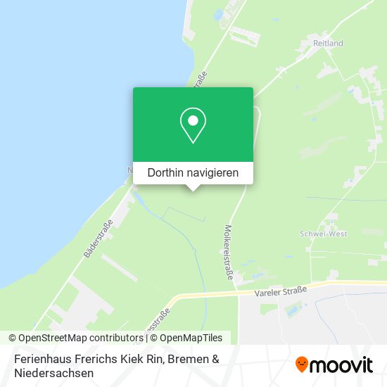 Ferienhaus Frerichs Kiek Rin Karte