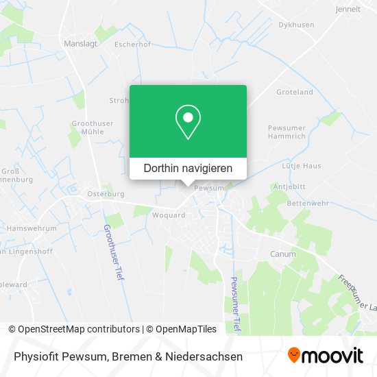 Physiofit Pewsum Karte