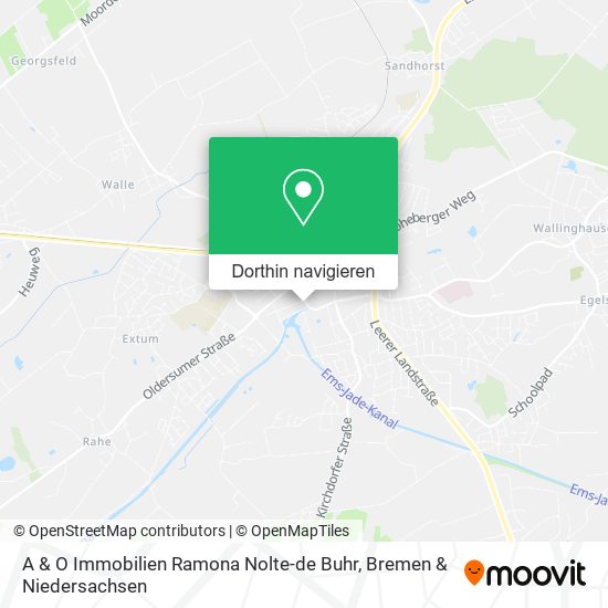 A & O Immobilien Ramona Nolte-de Buhr Karte