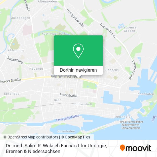 Dr. med. Salim R. Wakileh Facharzt für Urologie Karte