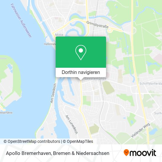 Apollo Bremerhaven Karte