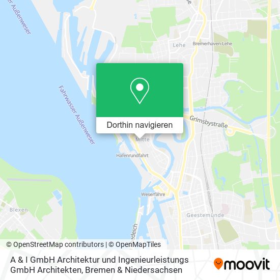 A & I GmbH Architektur und Ingenieurleistungs GmbH Architekten Karte