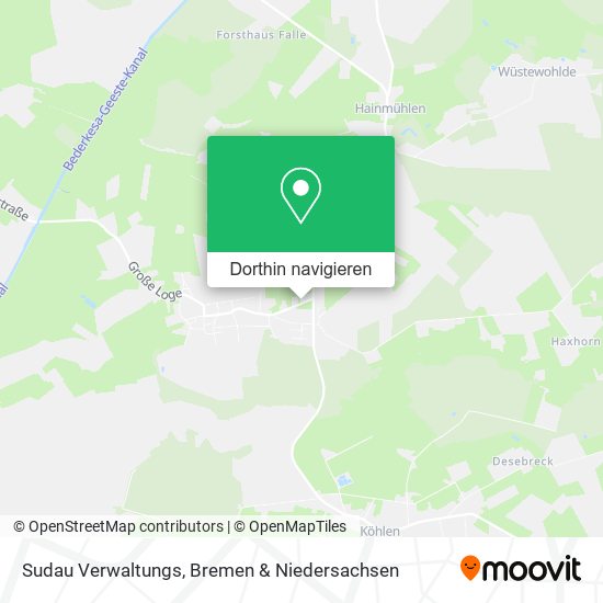 Sudau Verwaltungs Karte