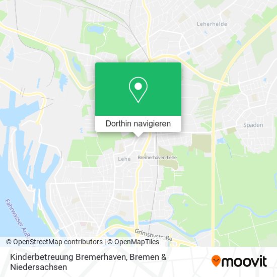 Kinderbetreuung Bremerhaven Karte