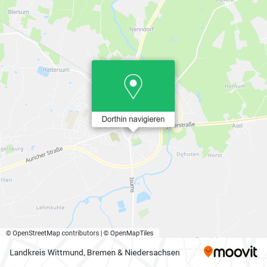 Landkreis Wittmund Karte
