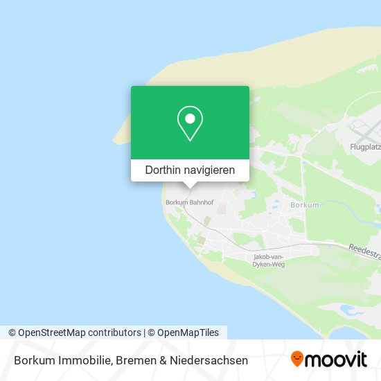 Borkum Immobilie Karte