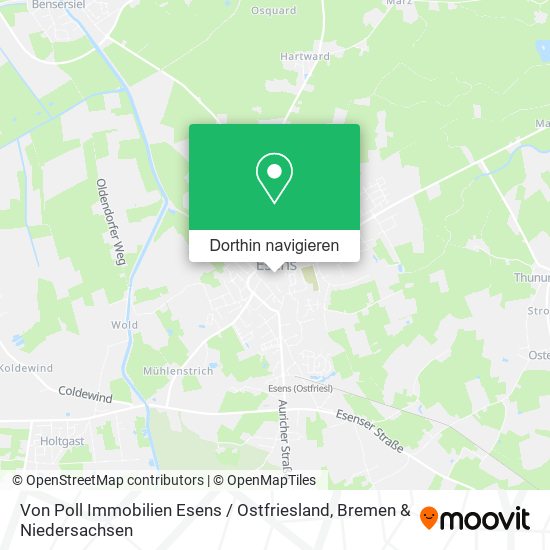 Von Poll Immobilien Esens / Ostfriesland Karte
