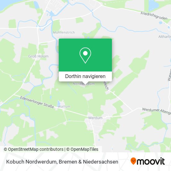 Kobuch Nordwerdum Karte