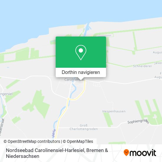 Nordseebad Carolinensiel-Harlesiel Karte