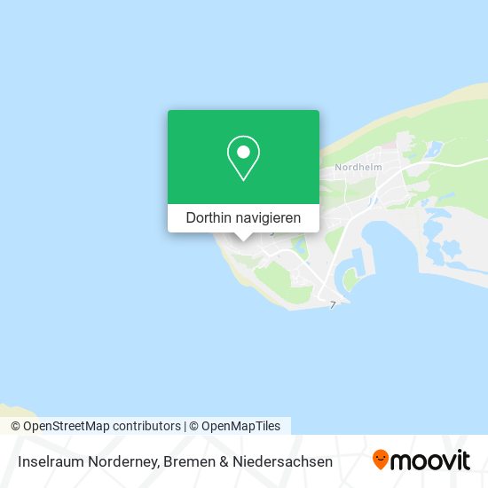 Inselraum Norderney Karte