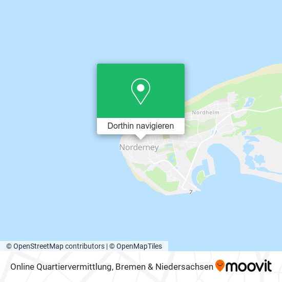 Online Quartiervermittlung Karte