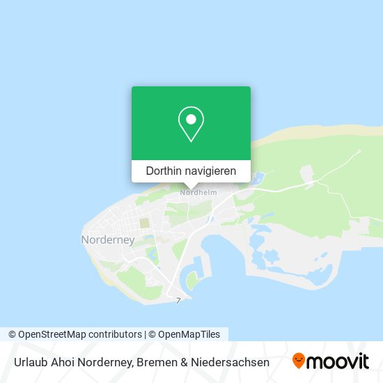 Urlaub Ahoi Norderney Karte