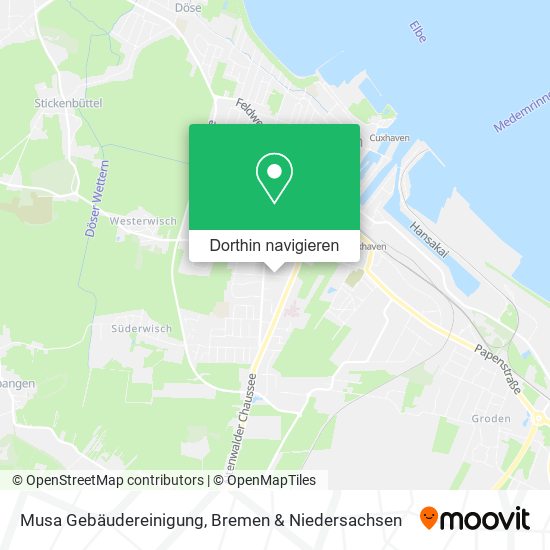 Musa Gebäudereinigung Karte