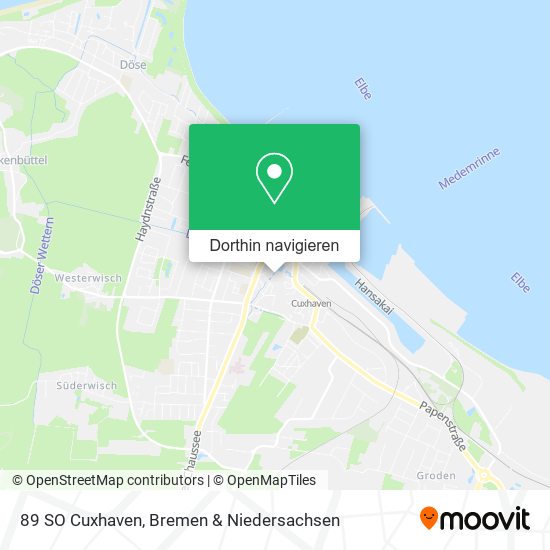 89 SO Cuxhaven Karte
